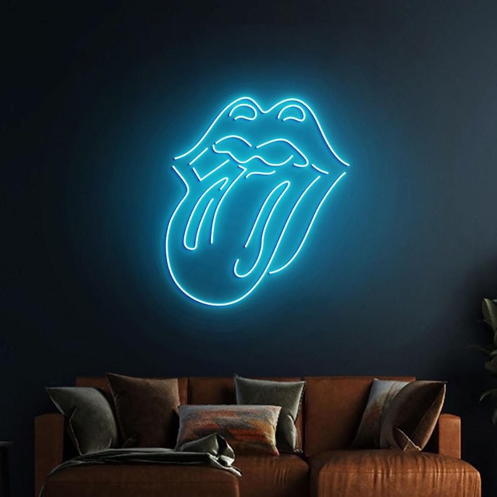 HDJSign - The Rolling Stones Rock Band Music Neon Sign HDJ Sign