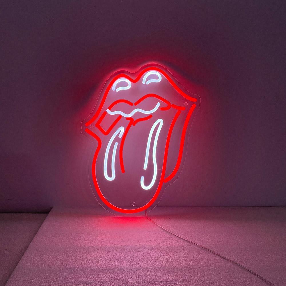 HDJSign - The Rolling Stones Rock Band Music Neon Sign HDJ Sign