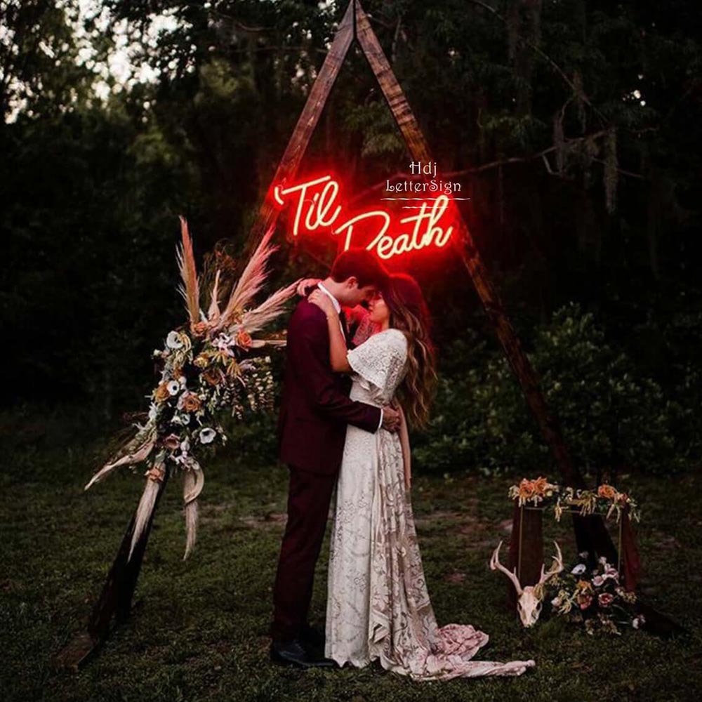 HDJSign - Til Death Wedding Neon Sign HDJ Sign