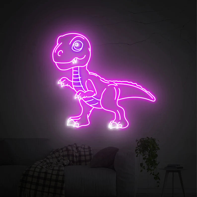 HDJSign - Tyrannosaurus led neon light HDJ Sign