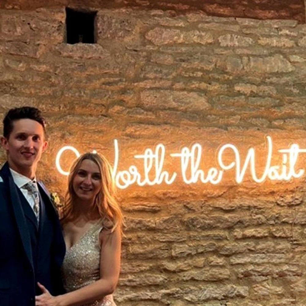 HDJSign - Worth The Wait Wedding Neon Sign HDJ Sign