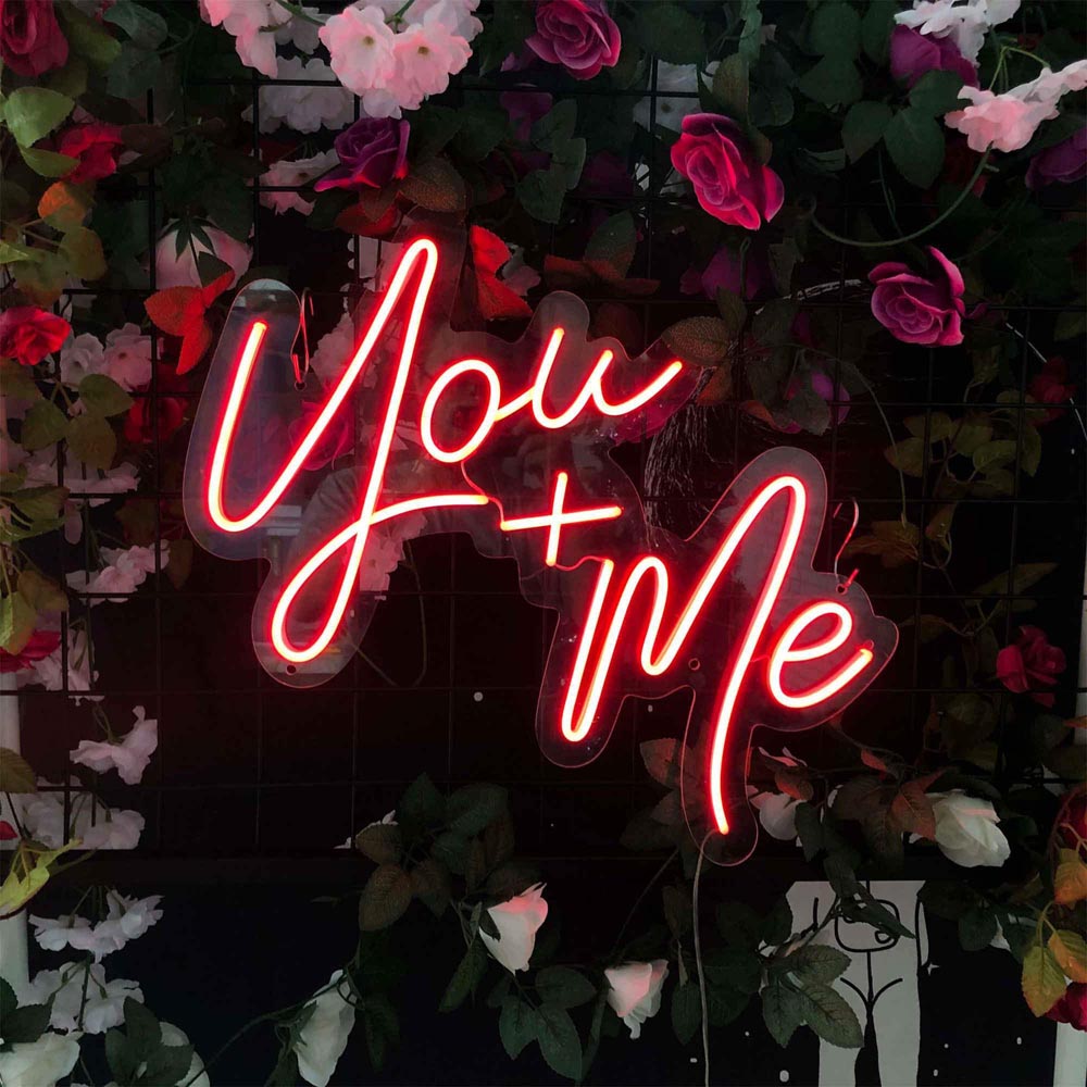 HDJSign - You+Me Wedding Neon Sign HDJ Sign