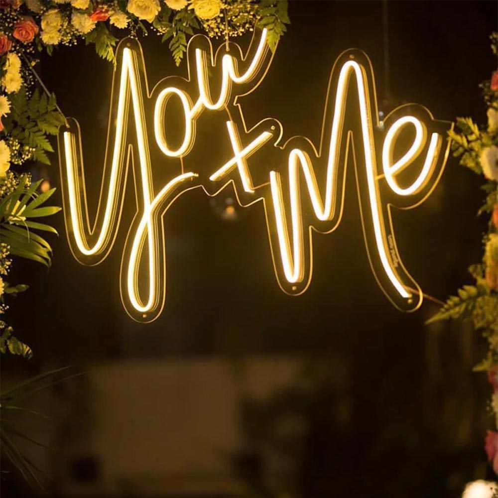 HDJSign - You+Me Wedding Neon Sign HDJ Sign