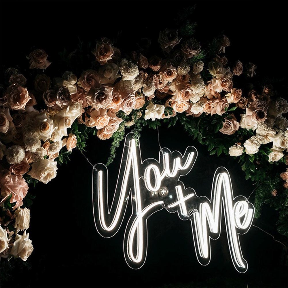 HDJSign - You+Me Wedding Neon Sign HDJ Sign