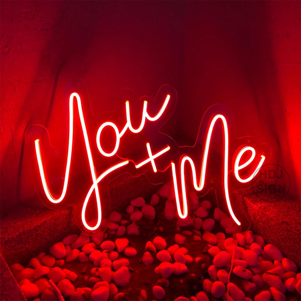 HDJSign - You+Me Wedding Neon Sign HDJ Sign