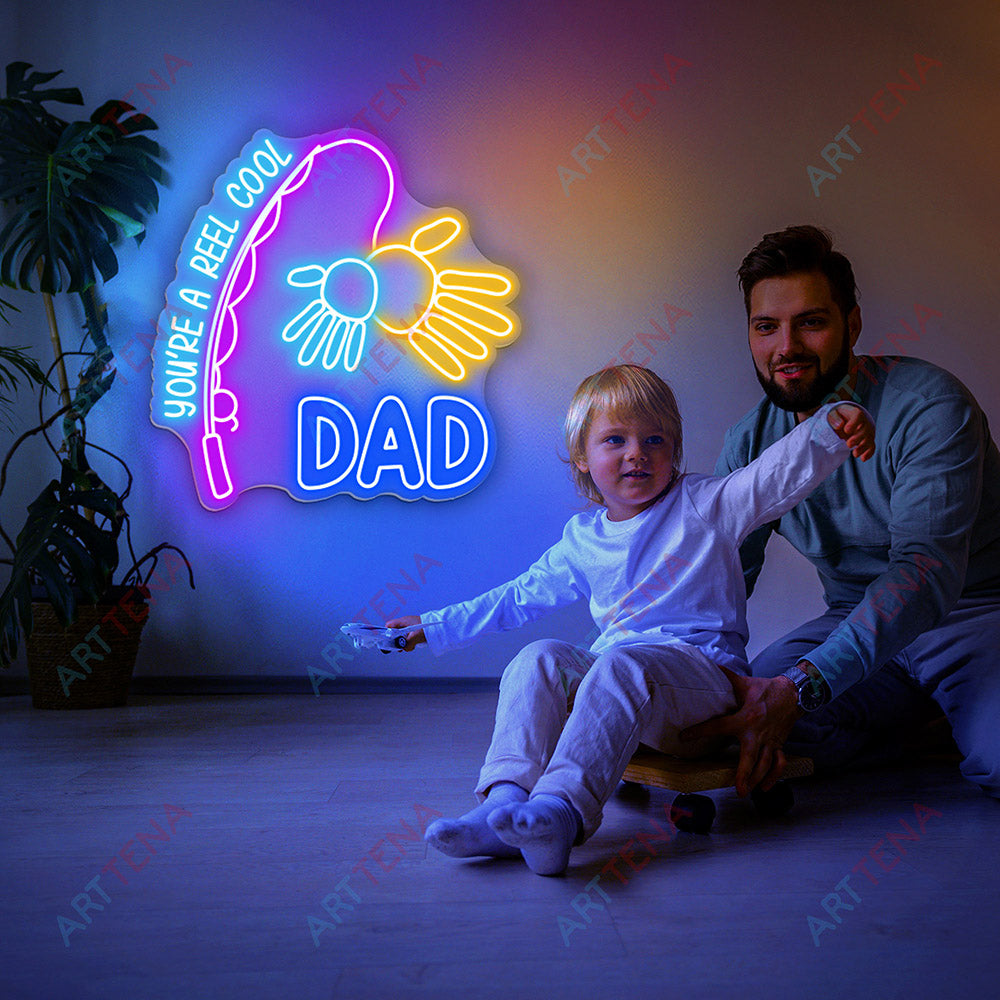 HDJSign - You're A Reel Cool Dad Home Neon Sign HDJ Sign