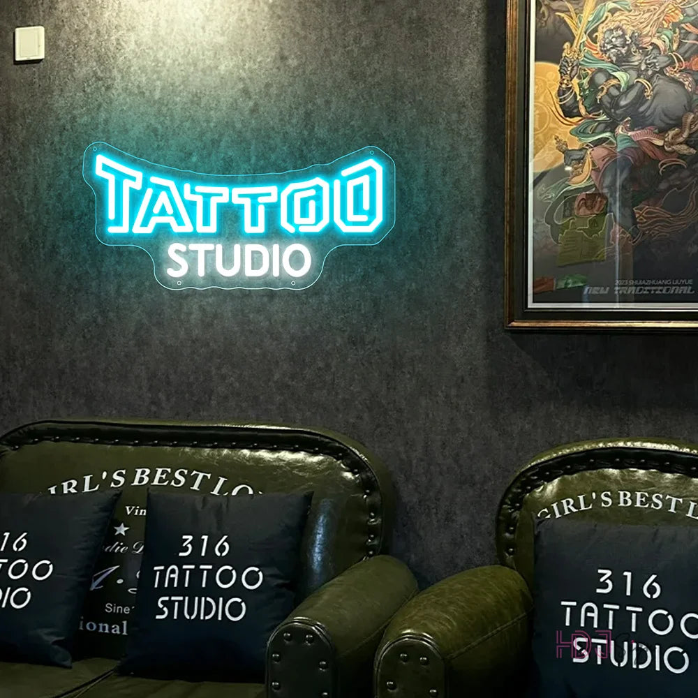 TATTO LED Neon Light | Tattoo Studio Salon Shop Neon HDJ Sign