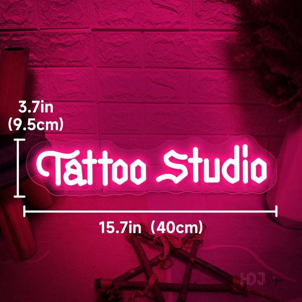 TATTO LED Neon Light | Tattoo Studio Salon Shop Neon HDJ Sign