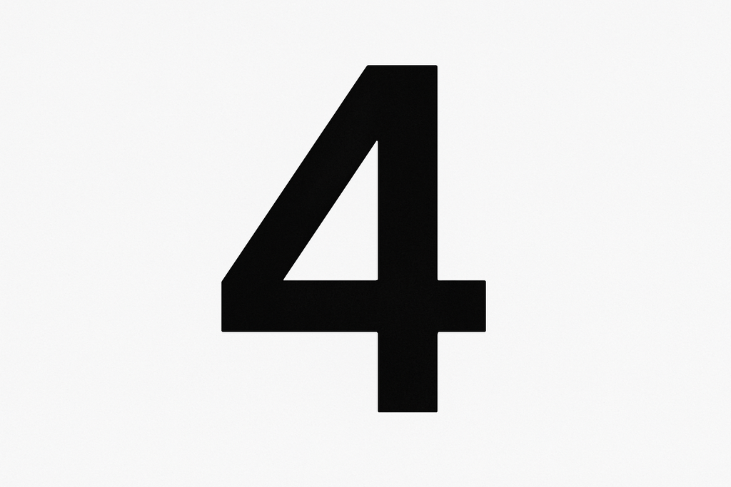 a number show four