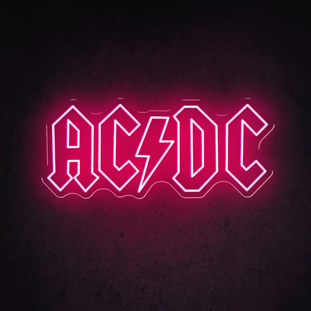 HDJSign - AC/DC Rock Band Music Neon Sign HDJ Sign