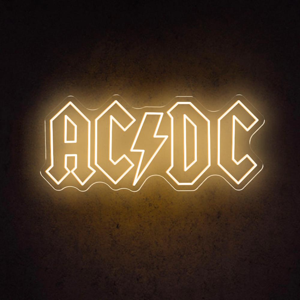 HDJSign - AC/DC Rock Band Music Neon Sign HDJ Sign