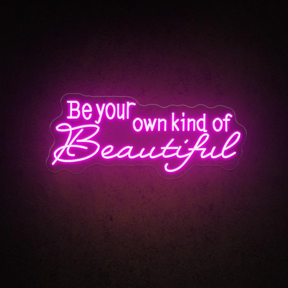HDJSign - Be Your Own Kind Of Beautiful Salon Neon Sign HDJ Sign