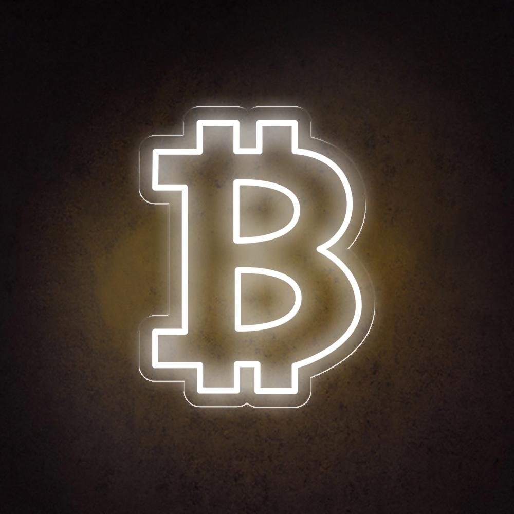 HDJSign - Bitcoin Home Neon light HDJ Sign