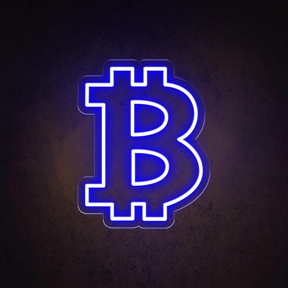 HDJSign - Bitcoin Home Neon light HDJ Sign