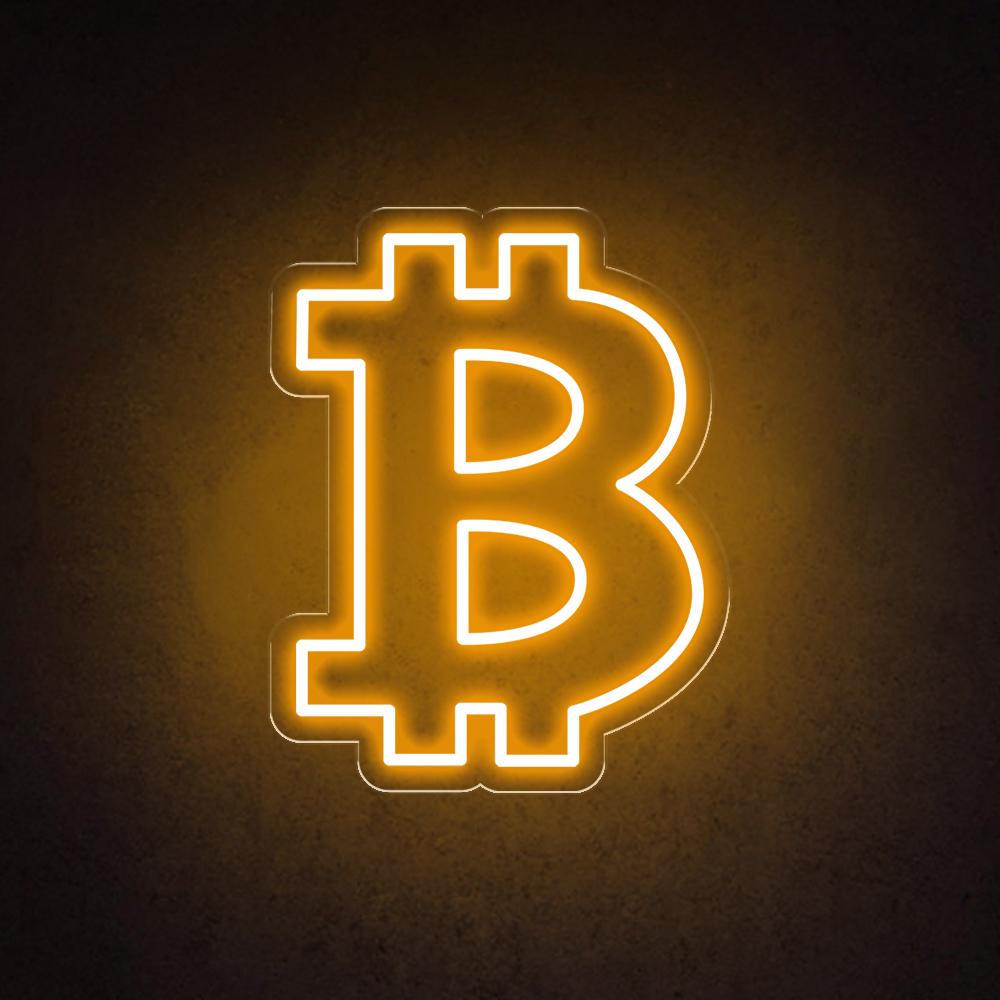 HDJSign - Bitcoin Home Neon light HDJ Sign