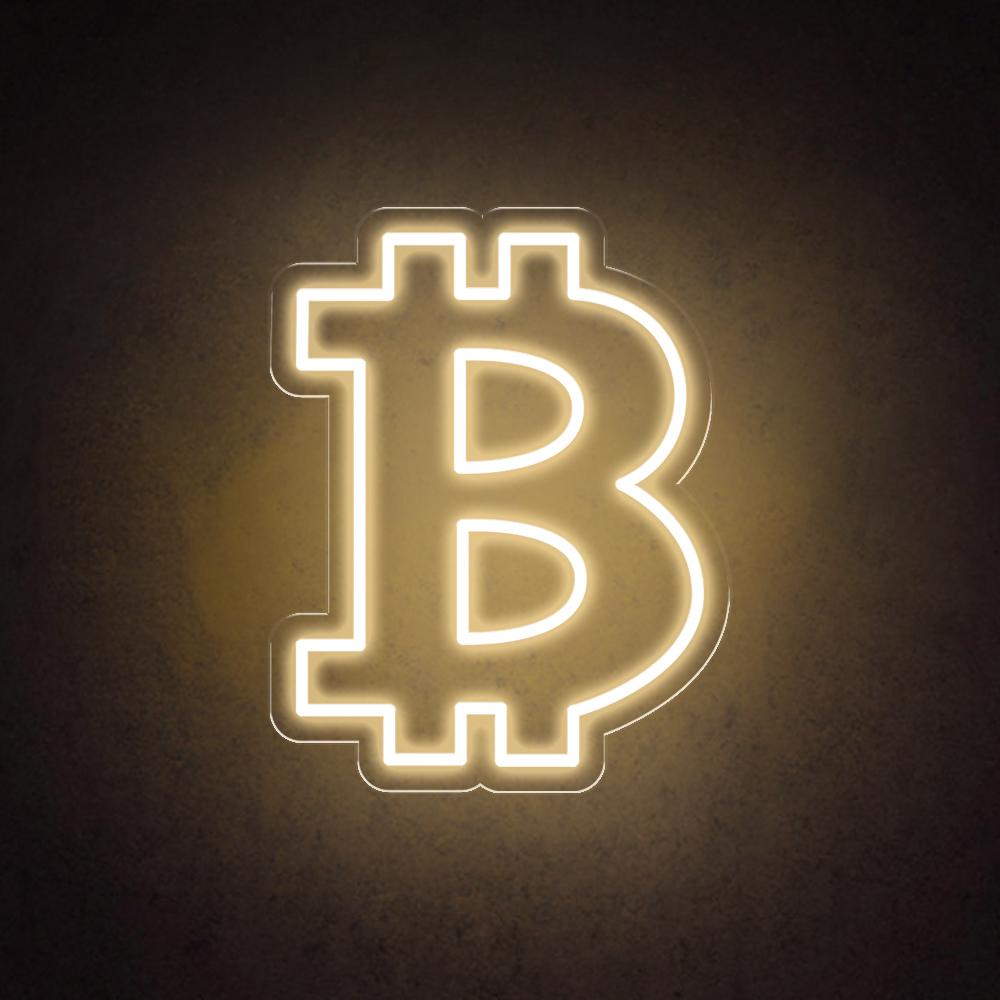 HDJSign - Bitcoin Home Neon light HDJ Sign