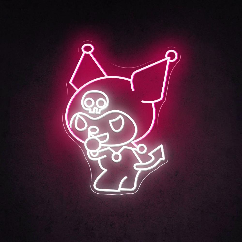 HDJSign - Cute Sanrio Kuromi Anime Neon Sign HDJ Sign