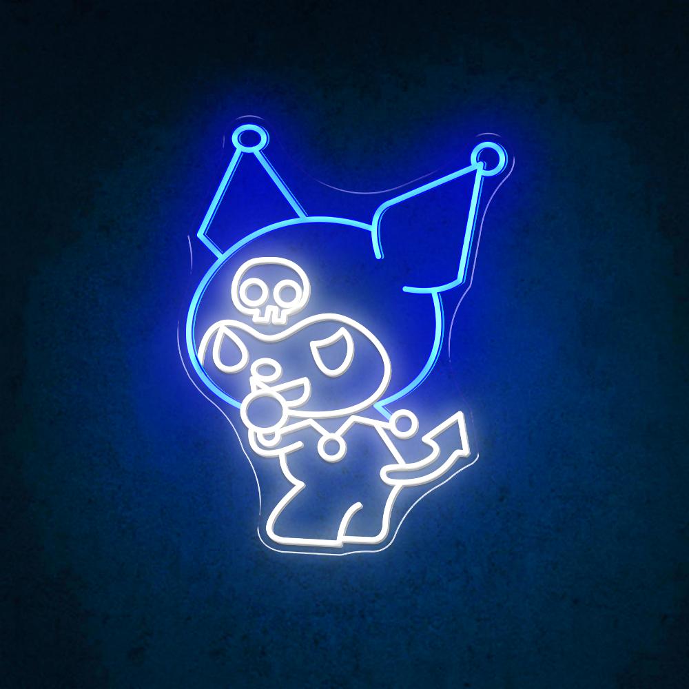 HDJSign - Cute Sanrio Kuromi Anime Neon Sign HDJ Sign