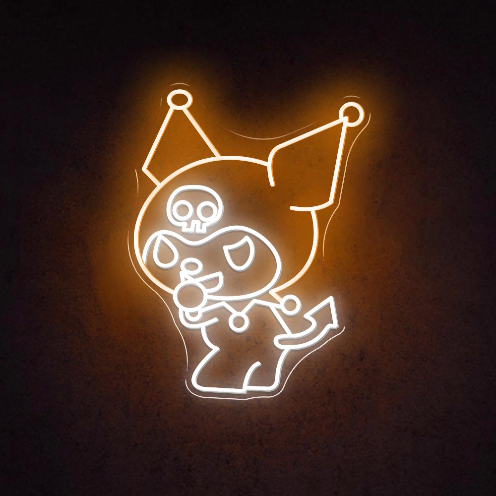 HDJSign - Cute Sanrio Kuromi Anime Neon Sign HDJ Sign