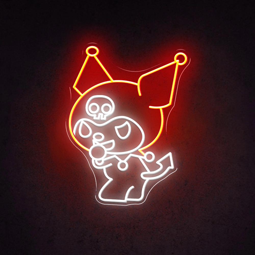 HDJSign - Cute Sanrio Kuromi Anime Neon Sign HDJ Sign