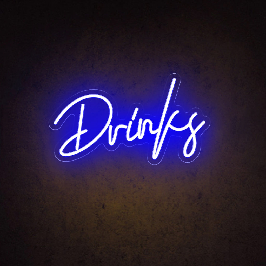 HDJSign - Drinks Bar Neon Sign HDJ Sign