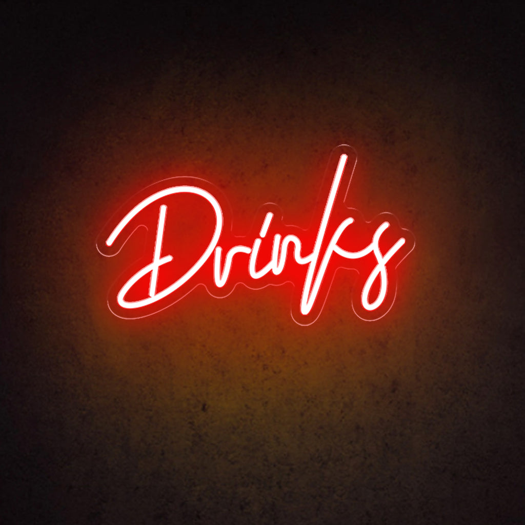 HDJSign - Drinks Bar Neon Sign HDJ Sign