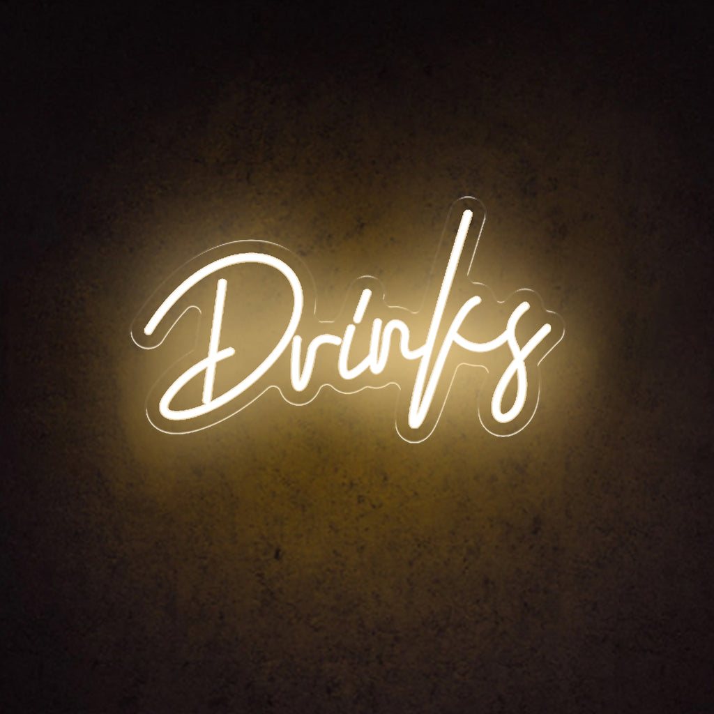 HDJSign - Drinks Bar Neon Sign HDJ Sign