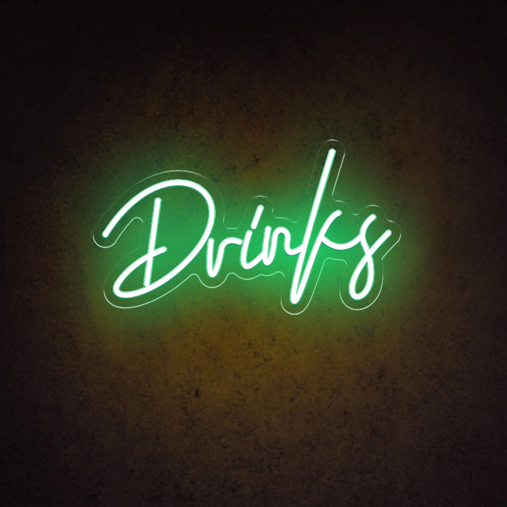 HDJSign - Drinks Bar Neon Sign HDJ Sign