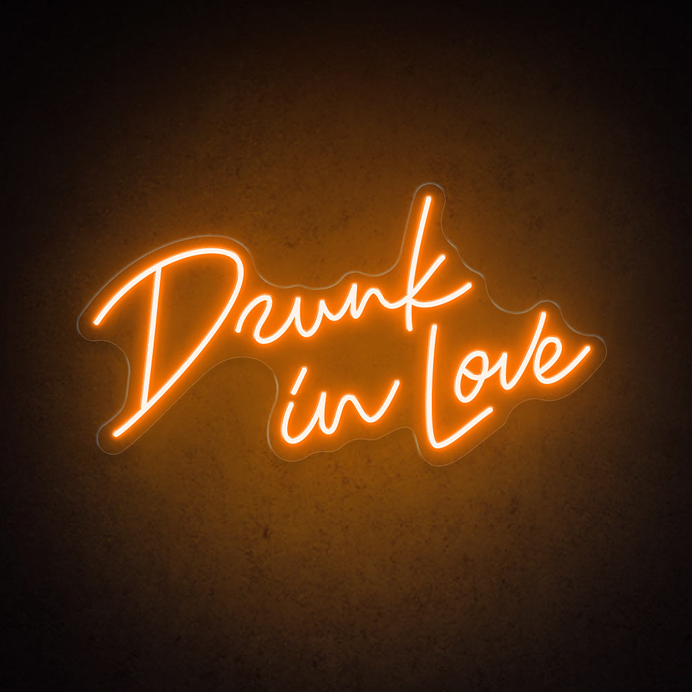 HDJSign - Drunk in Love Wedding Neon Sign HDJ Sign