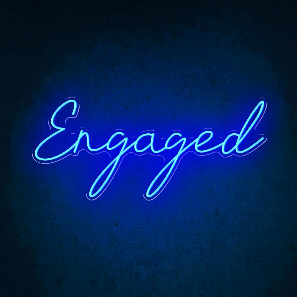 HDJSign - Engaged Wedding Neon Sign HDJ Sign