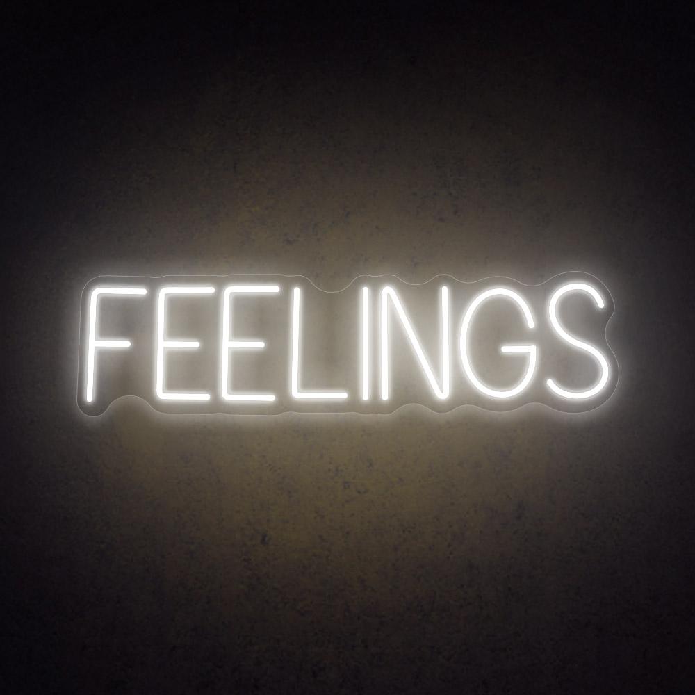 HDJSign - Feelings Word Neon Sign HDJ Sign