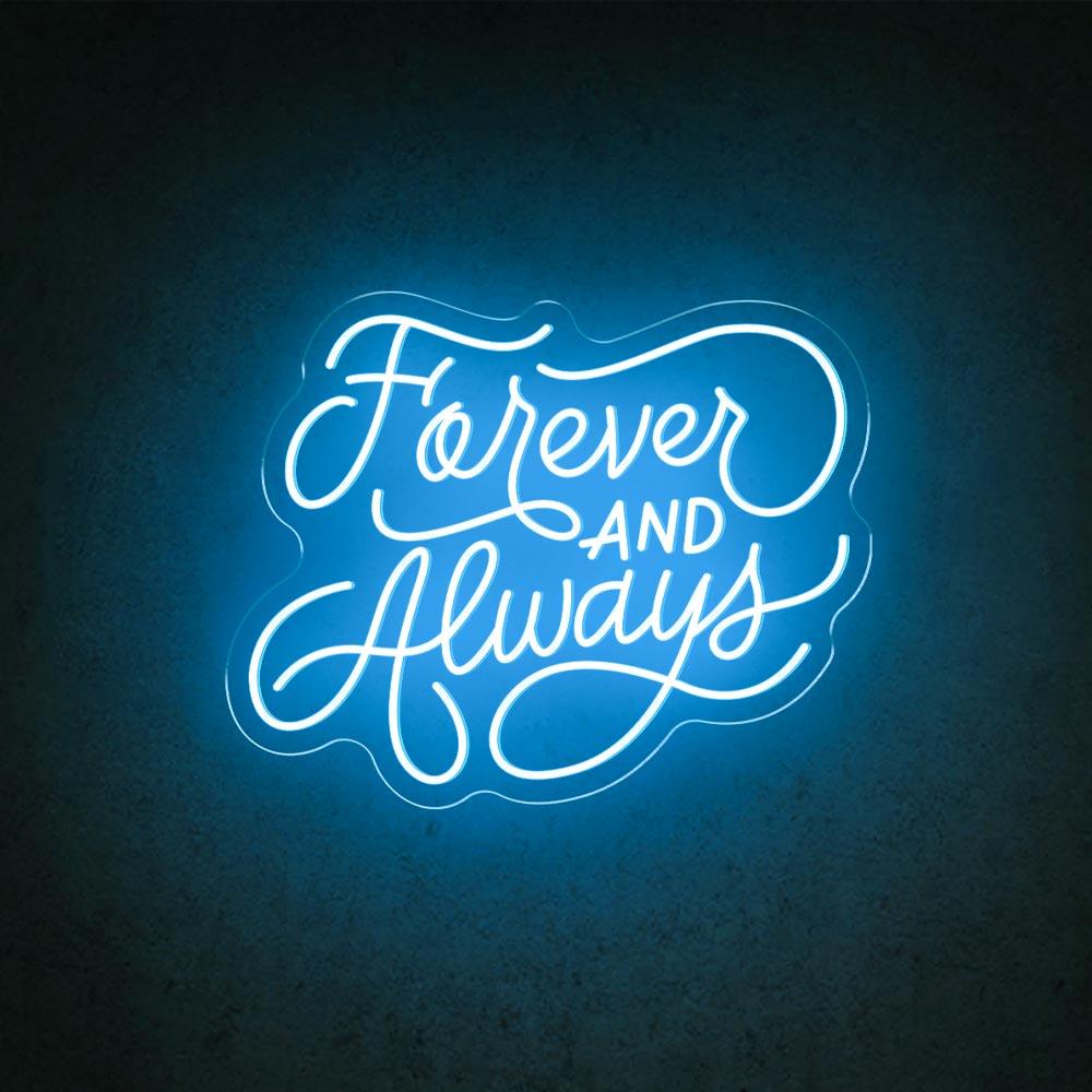 HDJSign - Forever And Always Wedding Neon Sign HDJ Sign