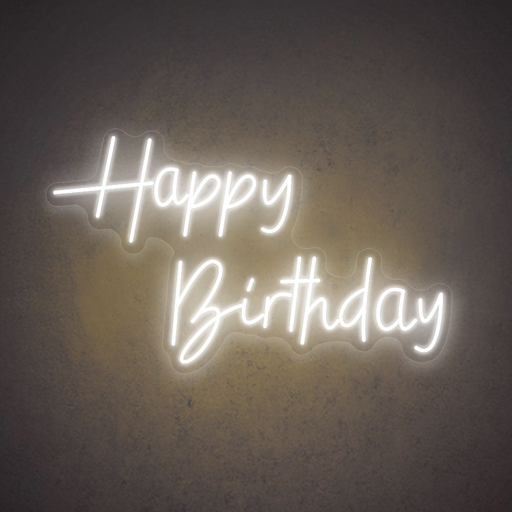 HDJSign - Happy Birthday Neon Sign HDJ Sign