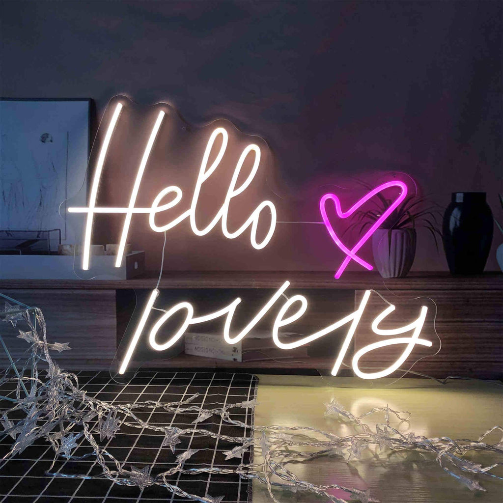 HDJSign - Hello Lovely Salon Neon Sign HDJ Sign