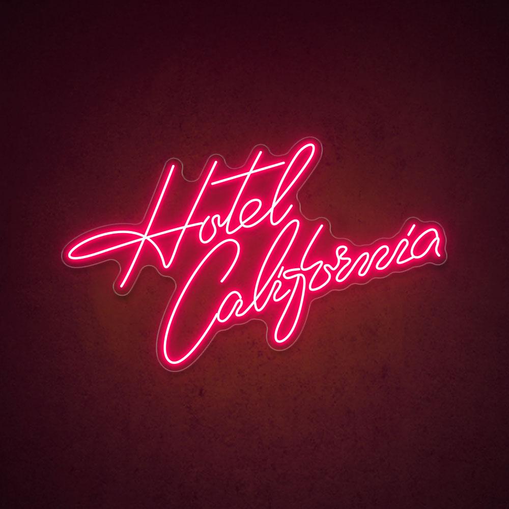 HDJSign - Hotel California Business Neon Sign HDJ Sign