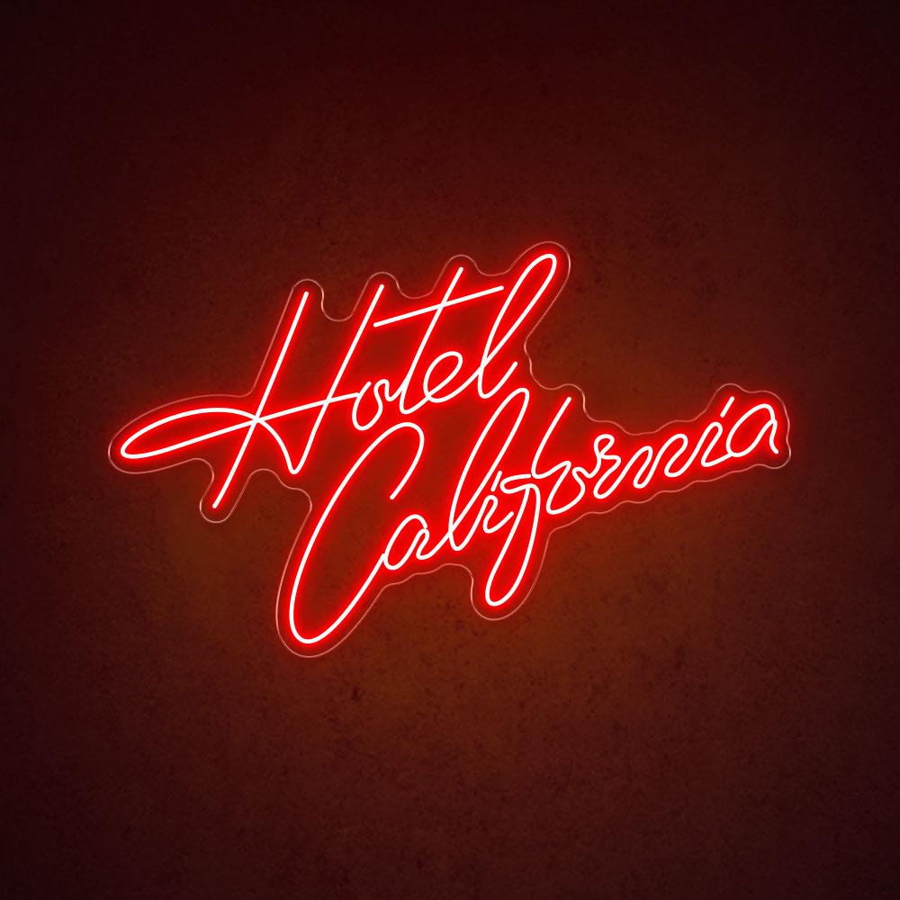 HDJSign - Hotel California Business Neon Sign HDJ Sign