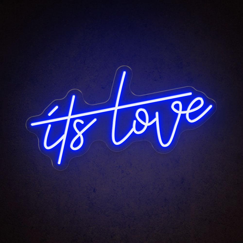 HDJSign - It's Love Wedding Neon Sign HDJ Sign