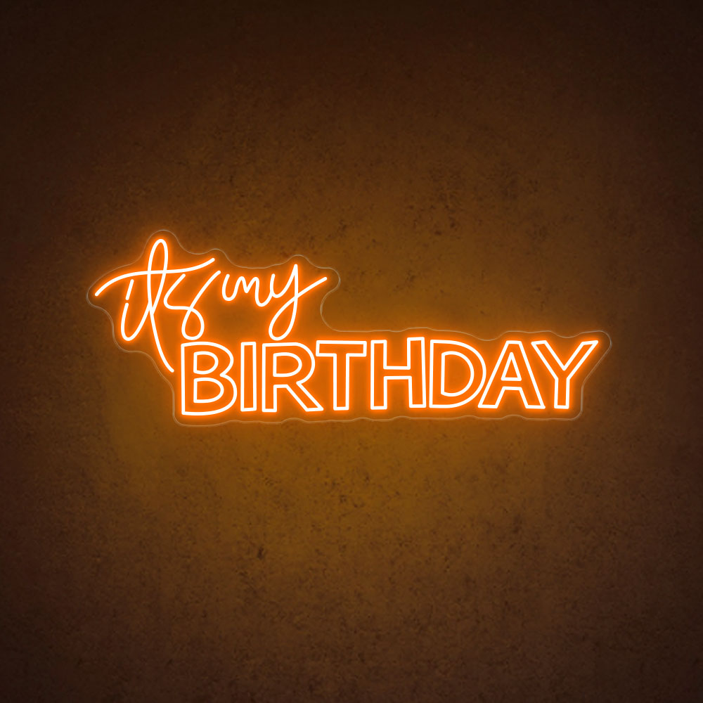 HDJSign - Its My Birthday Neon Sign HDJ Sign