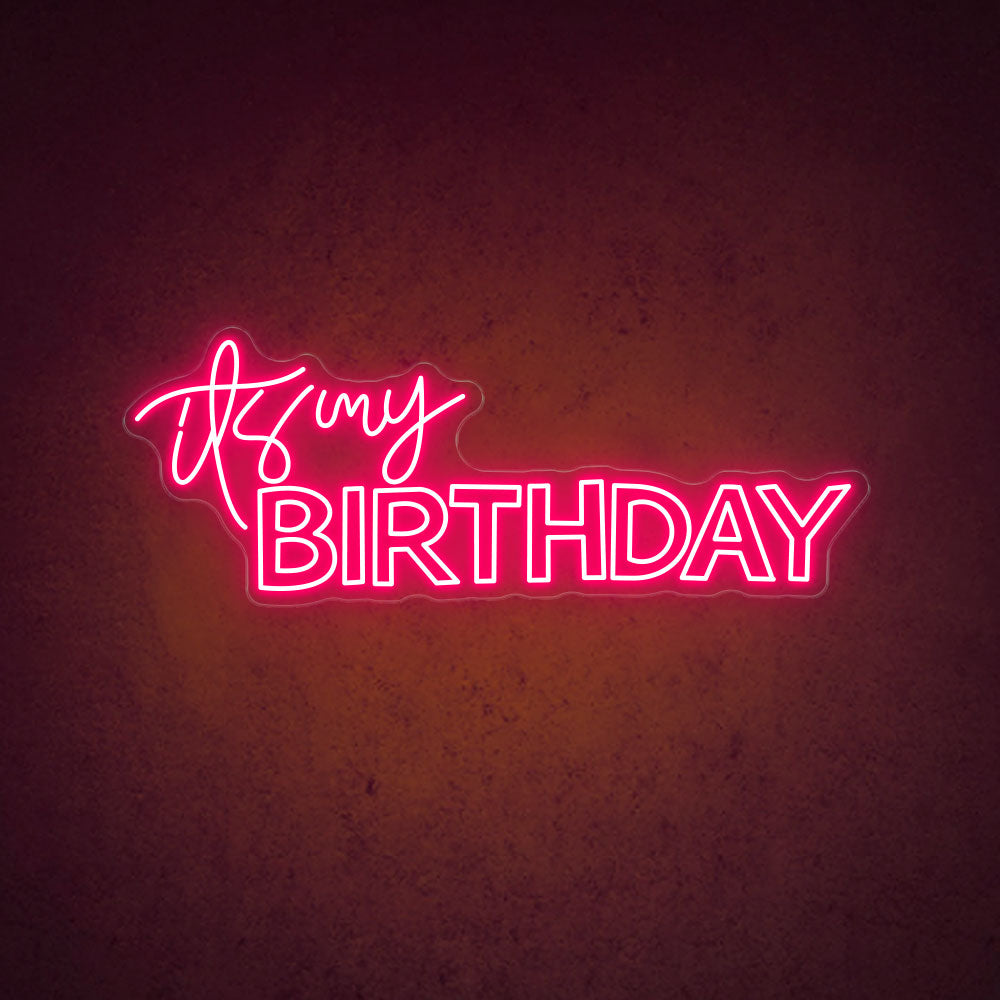 HDJSign - Its My Birthday Neon Sign HDJ Sign