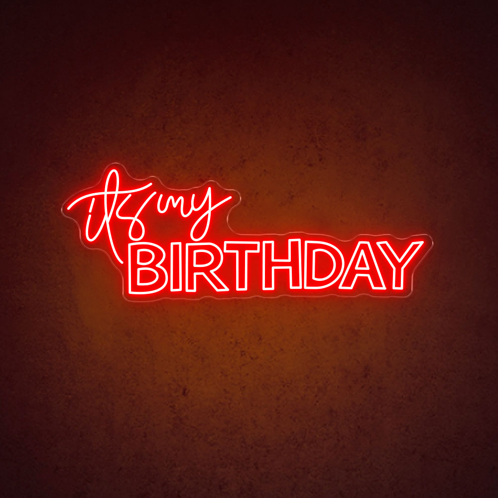 HDJSign - Its My Birthday Neon Sign HDJ Sign