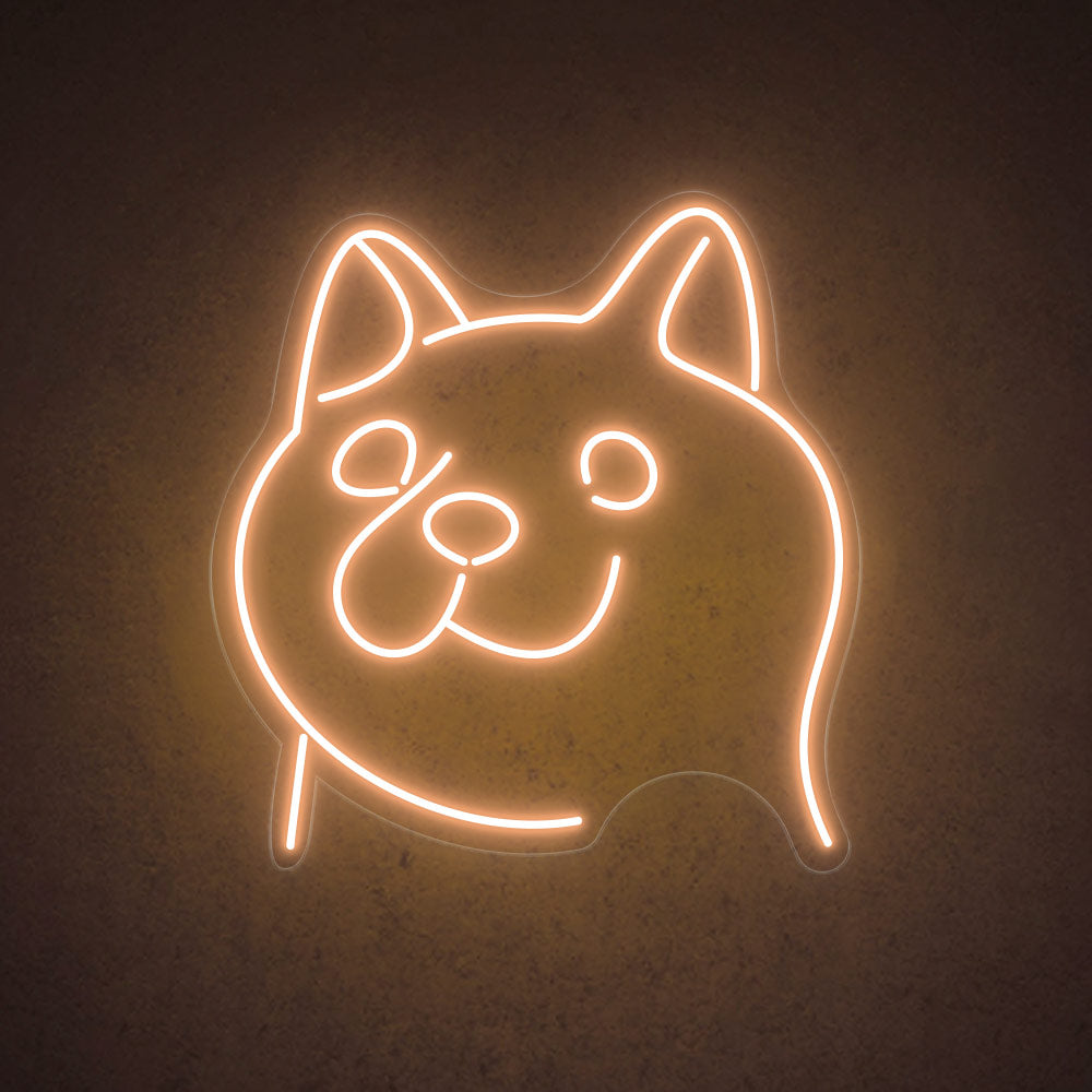 HDJSign - Japanese Akita Dog Animal Neon Sign HDJ Sign