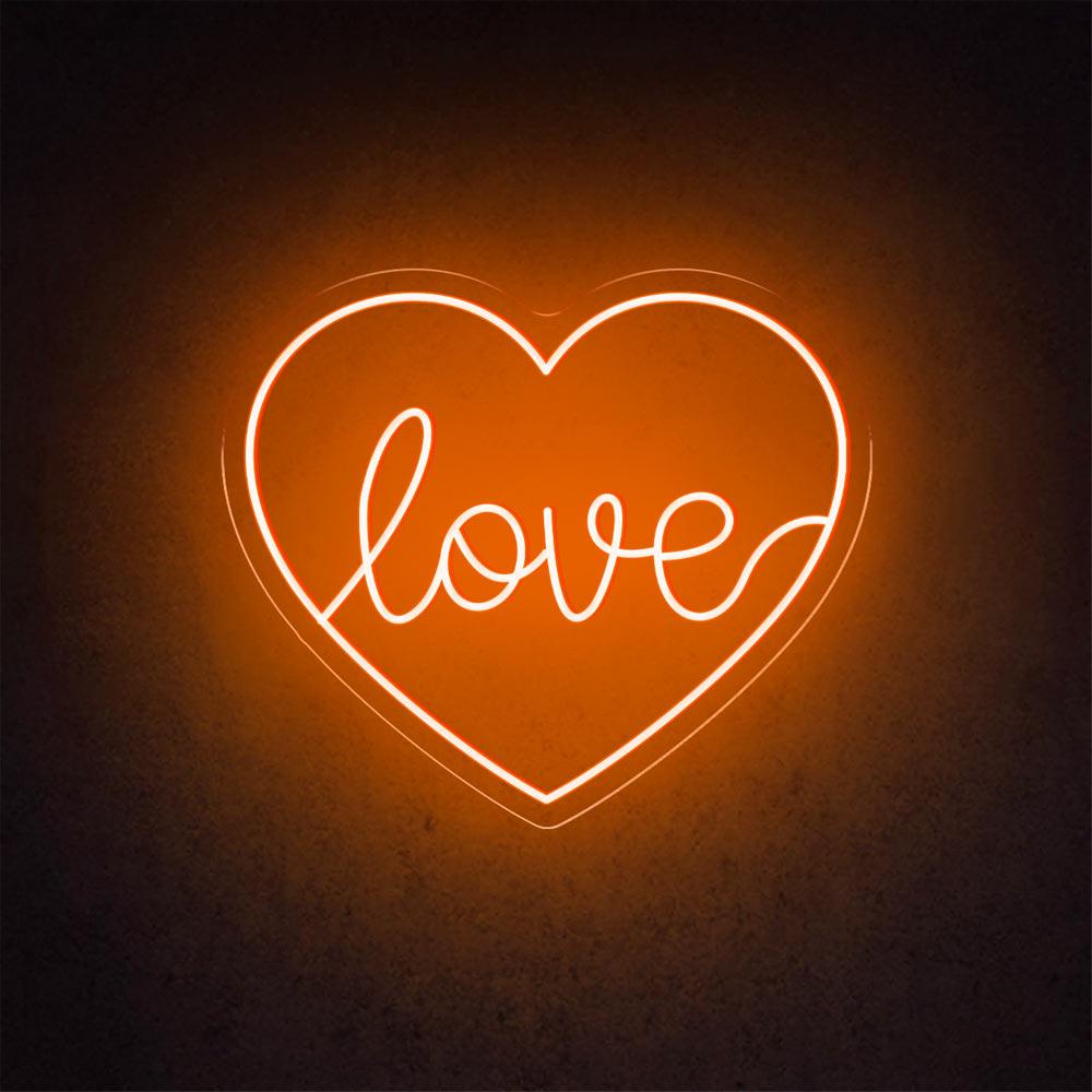 HDJSign - Love Wedding Neon Sign HDJ Sign