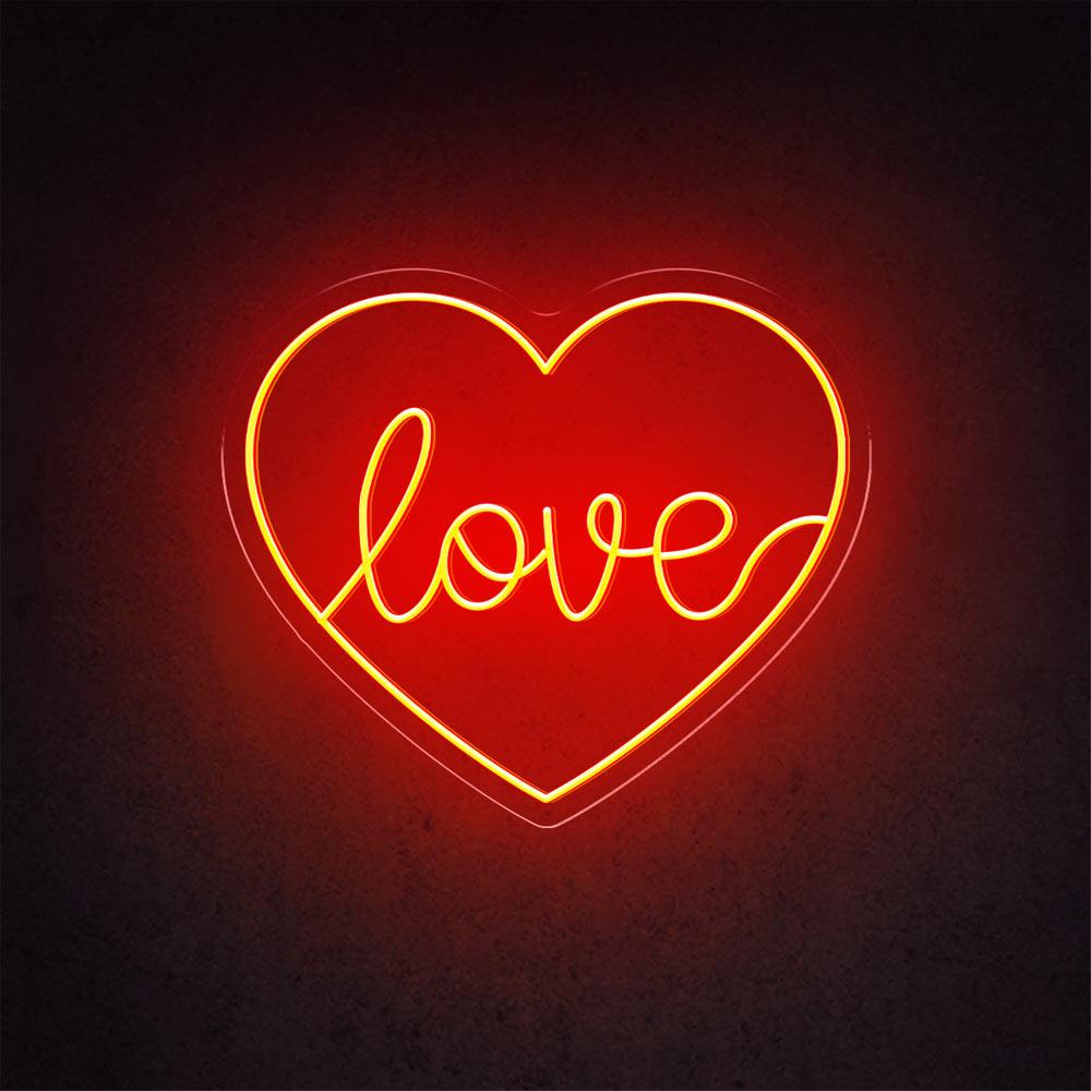 HDJSign - Love Wedding Neon Sign HDJ Sign