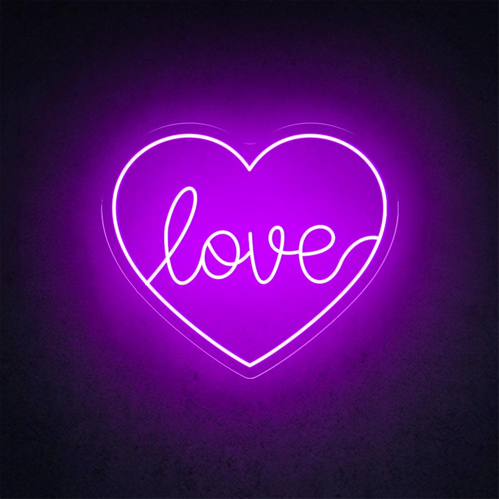 HDJSign - Love Wedding Neon Sign HDJ Sign