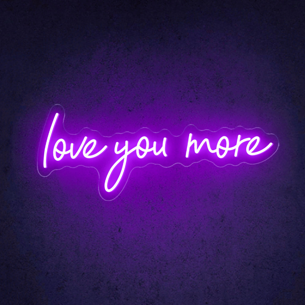 HDJSign - Love You More Wedding Neon Sign HDJ Sign