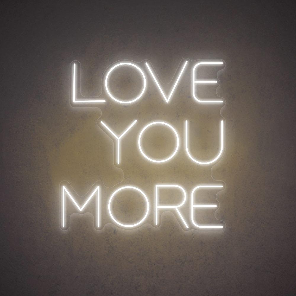 HDJSign - Love You More Wedding Neon Sign HDJ Sign