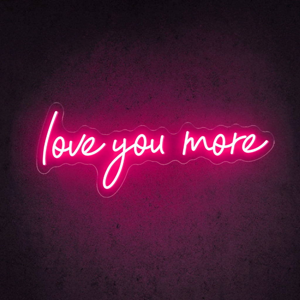 HDJSign - Love You More Wedding Neon Sign HDJ Sign