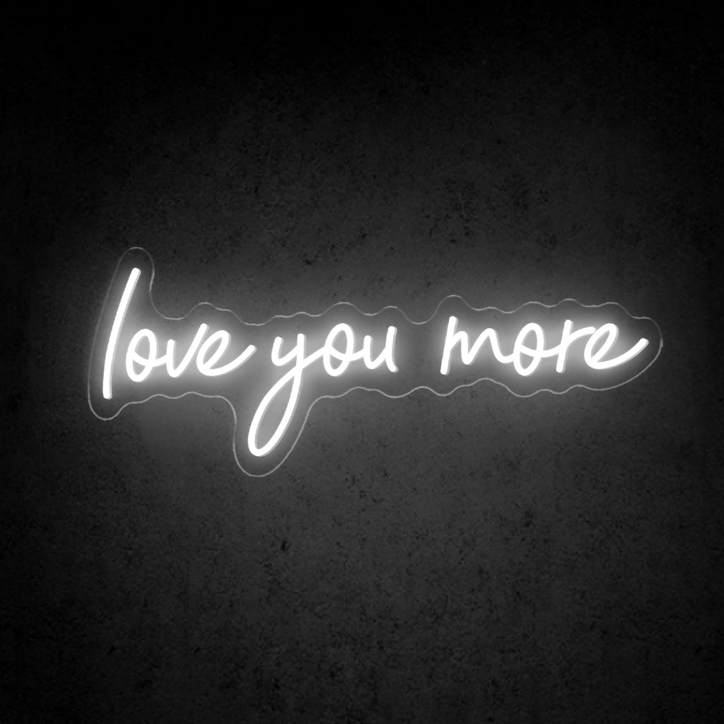 HDJSign - Love You More Wedding Neon Sign HDJ Sign