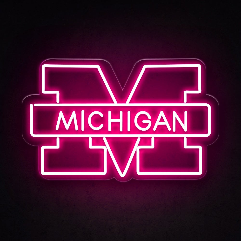 HDJSign - Michigan University Neon Sign HDJ Sign