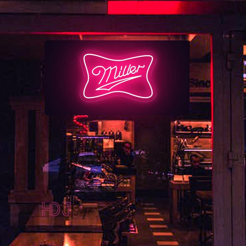 HDJSign - Miller Bar Neon Sign HDJ Sign